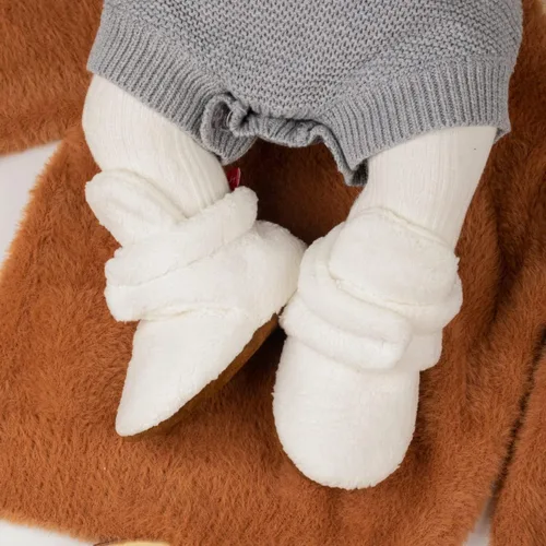 Vista 70 de Sawimlgy - Botines de algodón antideslizantes para recién nacido, con agarre, para cuna o para el invierno