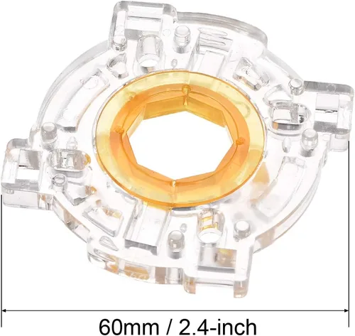 Vista 2 de uxcell GT-Y Octogonal Restrictor Placa Puerta Arcade Game Machine DIY Piezas Reemplazo para JLF Joysticks