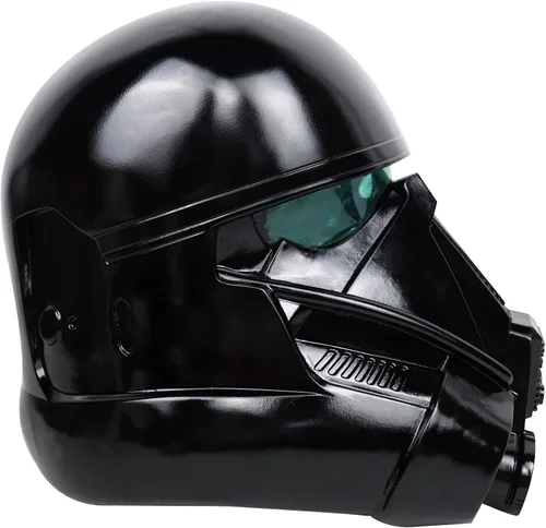 Vista 3 de Casco de soldado de la muerte de lujo, máscara de cabeza completa, disfraz de Halloween coleccionable