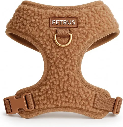 Vista 18 de Arnés para perro premium ajustable sin tirones de neopreno, lujoso, transpirable, ligero, para perros pequeños y medianos, cómodo, chaleco