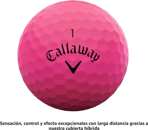 Vista 2 de Callaway Golf Supersoft - Pelotas de golf (versión 2023, color rosa)