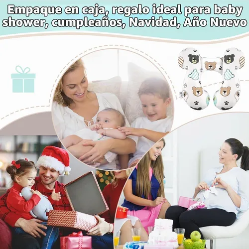 Vista 7 de vocheer Almohada para el cuello del bebé para asiento de automóvil, soporte Oso