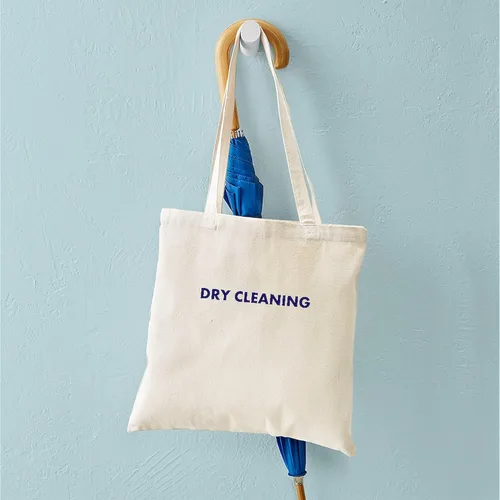Vista 4 de CafePress Bolsa de mano de limpieza en seco, Caqui