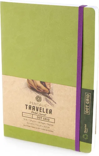 Vista 8 de Cuaderno de bocetos Travelers Dot Grid Pentalic Art, libre de ácidos