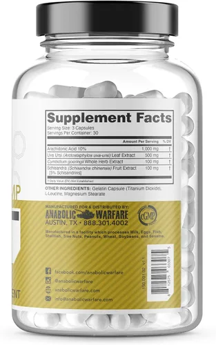 Vista 3 de Anabolic Warfare - Bomba anabólica - Constructor muscular de ácido araquidónico para hombres - Bomba sin estimulantes y cápsulas de apoyo al