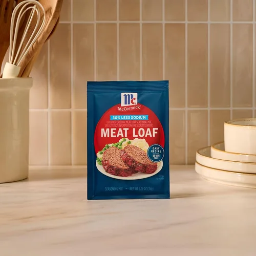 Vista 16 de McCormick Mezcla de condimentos para pan de carne con un 30% menos de sodio, 1.25 onzas (paquete de 12)