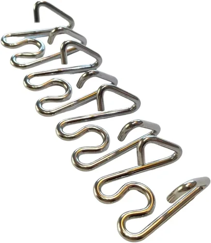 Vista 3 de Paquete de 4 eslabones de collar de acero inoxidable mediano a grande (0.118 in)