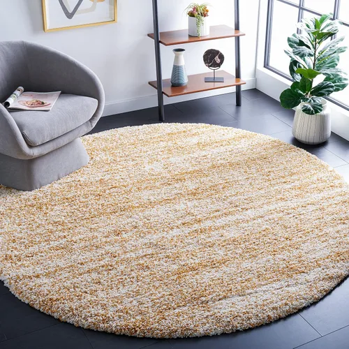 Vista 7 de SAFAVIEH Hudson Shag Collection - Alfombra decorativa de 2 x 3 pies, color marfil y azul marino, no desprende pelusa y de fácil cuidado, 2 pulgadas
