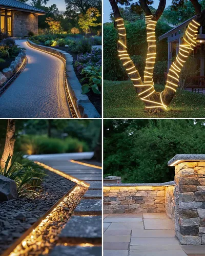 Vista 6 de Tira de luces solares impermeables para exteriores, 16.4 pies, 300 luces LED solares y alimentadas por USB, con control remoto, tiras LED blancas