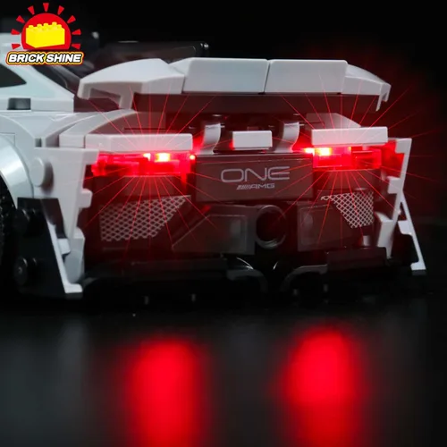 Vista 7 de Kit de luces para Lego Speed Champions Mercedes AMG 76909 (Lego Set no incluido) (Classic)