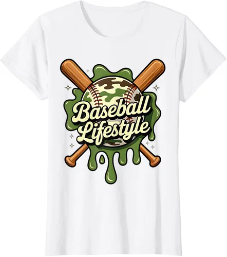 Vista 19 de Baseball Life Style 101 Apparel Youth Drip Baseball Boys Kid Camiseta