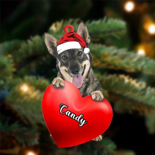 Vista 98 de Adornos de Navidad personalizados para perros, nombre personalizado, adorno de Malamute de Alaska, adornos acrílicos, regalos de Navidad, amantes