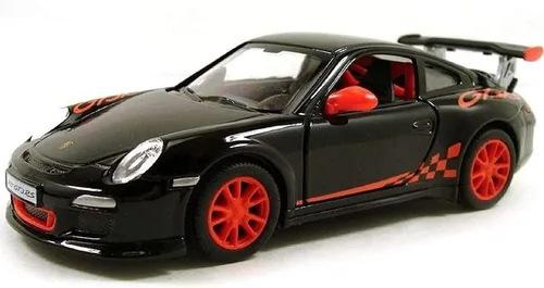 Vista 8 de KiNSMART - Porsche 911 GT3 RS Escala 1:36 5" Die Cast Metal Modelo Juguete Deportivo (4SET)