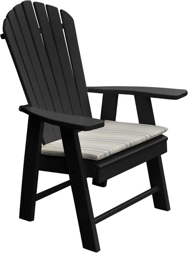 Vista 12 de Furniture Barn USA Silla Adirondack vertical de polietileno (azul Aruba)