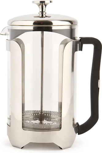 Vista 7 de La Cafetière Cafetera de prensa francesa de acero inoxidable Roma