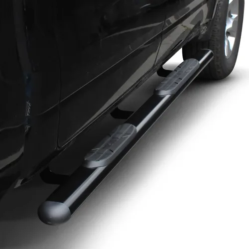 Vista 2 de Westin 22-2245 Premier Oval Nerf Kit de montaje de barra Negro Par Compatible con Ram 1500 QuadCab Crew Cab 2019-2025 (Exc 1500 Classic)
