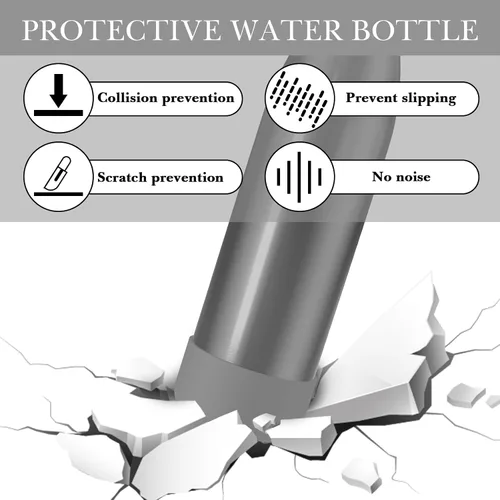 Vista 4 de Linkidea Paquete de 2 fundas de botella de agua compatibles con botellas originales de 25 onzas, BJPKPK, Konokyo de 25 onzas en forma de cola