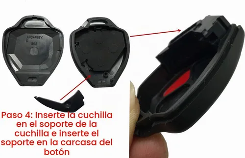 Vista 7 de Horande Funda de reemplazo de 3 botones para llave y control remoto sin llave para Toyota Scion TC RAV4 2008-2013 Avalon 2007-2011 Camry 2008-2013