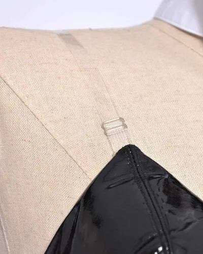 Vista 12 de Cosplay.fm Disfraz de conejito para mujer, traje de una pieza con tocado y accesorio de lazo