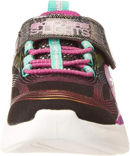 Vista 2 de Skechers Tenis unisex Glow-Brites para niños, Arcoiris (Rainbow)