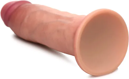 Vista 11 de CURVE TOYS Consolador Jock de doble densidad de 6 pulgadas para hombres, mujeres y parejas. Consolador de silicona de alta calidad ultra realista