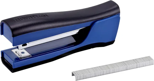 Vista 12 de Bostitch Office Dynamo - Engrapadora de pie con sacapuntas integrado, removedor de grapas y almacenamiento de grapas, azul marino (KT-B696-BLUE)