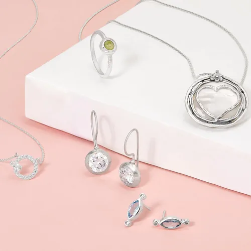 Vista 7 de Silpada 'Lighthearted' Natural Mother-of-Pearl Heart Pendant Necklace in Sterling Silver, 18" + 2