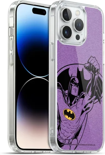 Vista 203 de Head Case Designs Funda de gel con licencia oficial de Batman DC Comics Bat Signal Logos [protección de grado militar] compatible con Apple iPhone 7