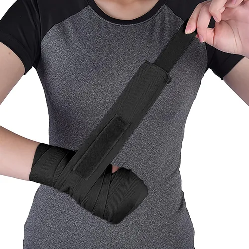Vista 7 de 2 piezas de boxeo vendaje elástico de compresión para muñeca, guantes interiores de entrenamiento para artes marciales, kickboxing, muay thai