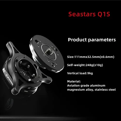 Vista 4 de IFOOTAGE Seastar Q1S, placa de liberación rápida, kit de configuración rápida con tornillo de 1/4 de pulgada 3/8 pulgadas, compatible con SLR