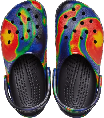 Vista 4 de Crocs - Zuecos clásicos de teñido anudado unisex para adultos