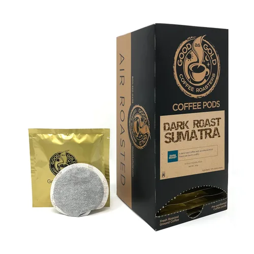 Vista 2 de Cápsulas de café 100% colombianas - Good As Gold Coffee - (1 caja/18 cápsulas de café)