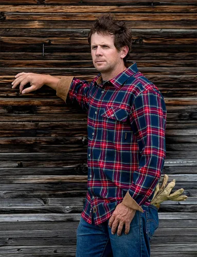 Vista 4 de Legendary Whitetails Men's Buck Camp Flannel, Long Sleeve Plaid Button Down Casual Shirt, Corduroy Cuffs