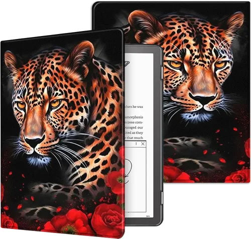 Vista 89 de Funda para Kindle básico de 6 pulgadas (11.ª generación), múltiples ángulos, piel sintética, delgada, con función de encendido y apagado automático