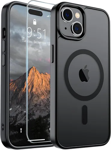 Vista 310 de SUPFINE Funda magnética para iPhone SE 2022 (3ª)/2020 (2ª), iPhone 8 (compatible con MagSafe) (protección contra caídas de grado militar), funda