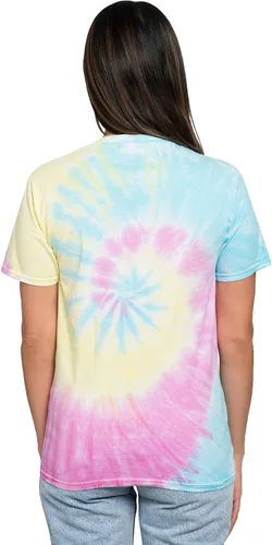 Vista 5 de Disney Camiseta para mujer Minnie Mouse Print 100% algodón Tie Dye