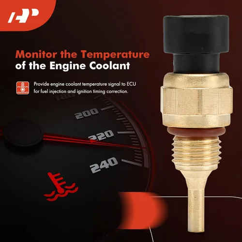 Vista 2 de A-Premium Sensor de temperatura del refrigerante del motor [2 pines] compatible con Ram 2500 2011-2018/2020, 3500 2011-2019/2021, 4500