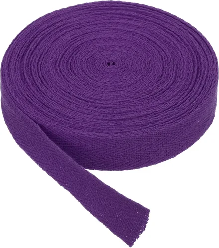 Vista 13 de PATIKIL Cinta de sarga de algodón de 1 pulgada, 50 yardas, cinta de algodón, cinta de encuadernación al bies, cinta de espiga para costura, Verde