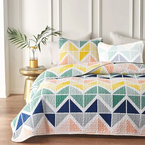 Vista 15 de UOZZI BEDDING Juego de edredón reversible de 2 piezas para niños, tamaño individual de 68 x 86 pulgadas, colcha de microfibra suave y ligera, juego