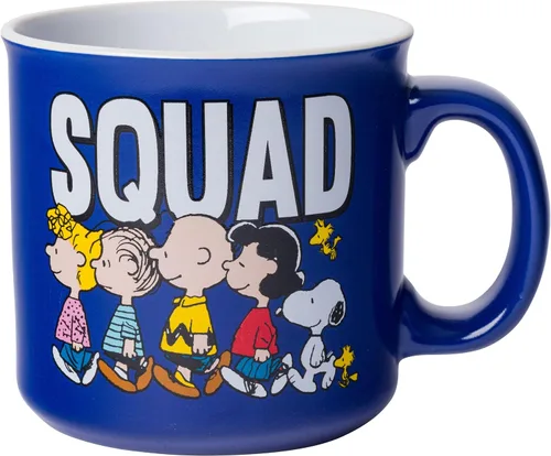 Vista 6 de Silver Buffalo Peanuts Featuring Snoopy Racing Team Finish Line 3D Sculpted Handle Ceramic Mug, 20 Ounces