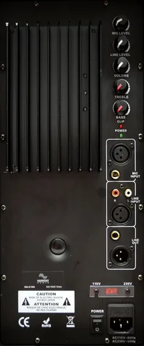 Vista 5 de Harmony Audio HA-C15A Pro DJ Concert Series 15" Powered 1000W PA Altavoz Gabinete