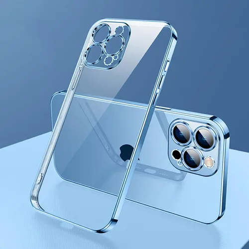 Vista 7 de ZEZHOU Funda protectora transparente para iPhone 13 Pro, diseño para iPhone 13 Pro con funda delgada, a prueba de golpes, para mujeres adolescentes