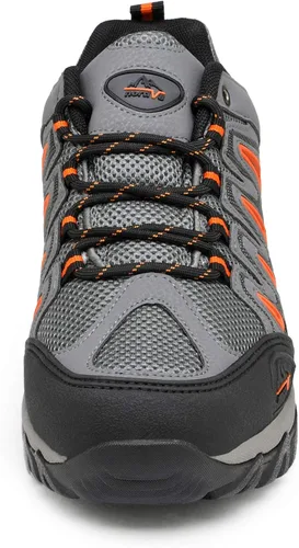 Vista 3 de NORTIV 8 Zapatos de senderismo impermeables para hombre, caña baja, ligeros, para senderismo, campamento, senderismo, senderismo, senderismo