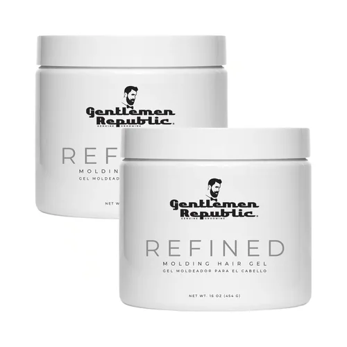 Vista 11 de Gentlemen Republic Gel para el cabello refinado de 8 onzas, brillo