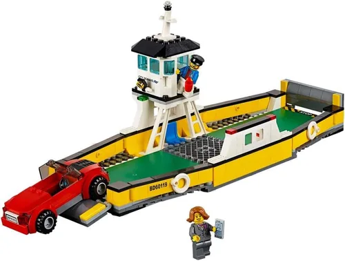 Vista 3 de Juego de construcción de Ferry LEGO grandes vehículos de ciudad, 60119