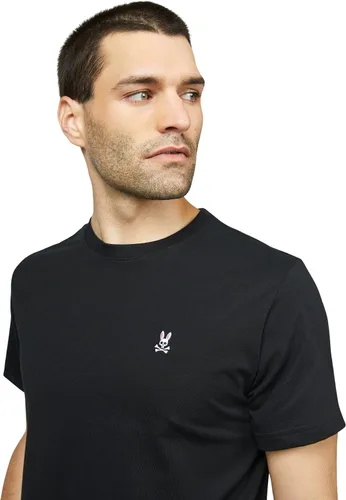 Vista 3 de Psycho Bunny - Camiseta clásica para hombre, color gris