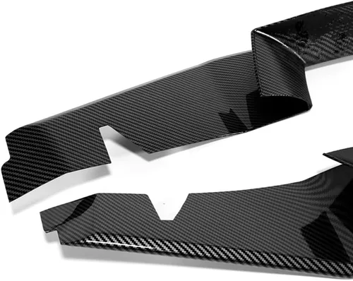 Vista 3 de Q1-TECH, borde de parachoques delantero compatible con Mazda RX-8 2004-2008, alerón de parachoques delantero, kit divisor de cuerpo de mentón, fibra