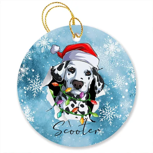 Vista 23 de Adornos de pastor australiano, regalos para Navidad, adorno de pastor australiano personalizado, adornos únicos de pastor australiano, vacaciones