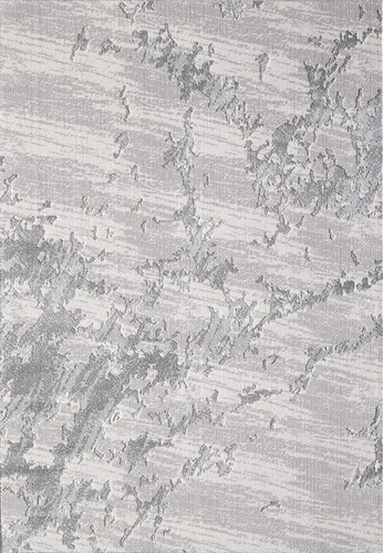 Vista 2 de Abani Nova Collection - Alfombra moderna con patrón de mármol gris de 4 x 6 pies, diseño de textura de piedra, estilo ecléctico