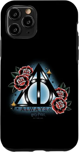 Vista 27 de iPhone 16 Harry Potter Always Deathly Hallows Symbol Floral Portrait Case